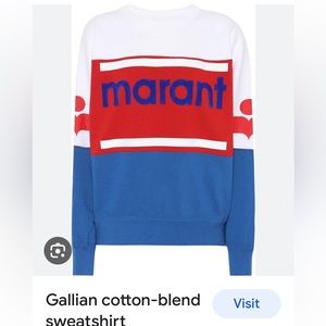 Isabel Marant Gallian sweatshirt (red, white and blue - size small)